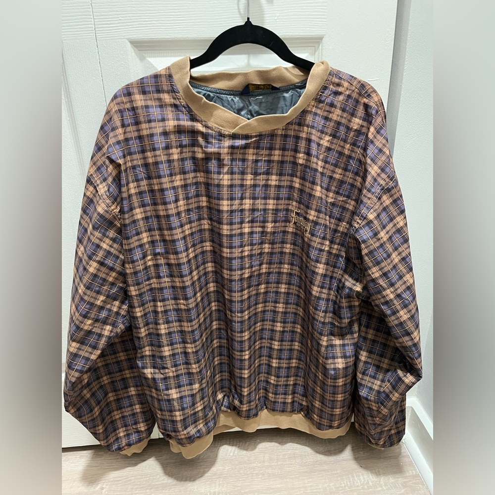 Fairway Sport Plaid Pullover Size L Great condition
